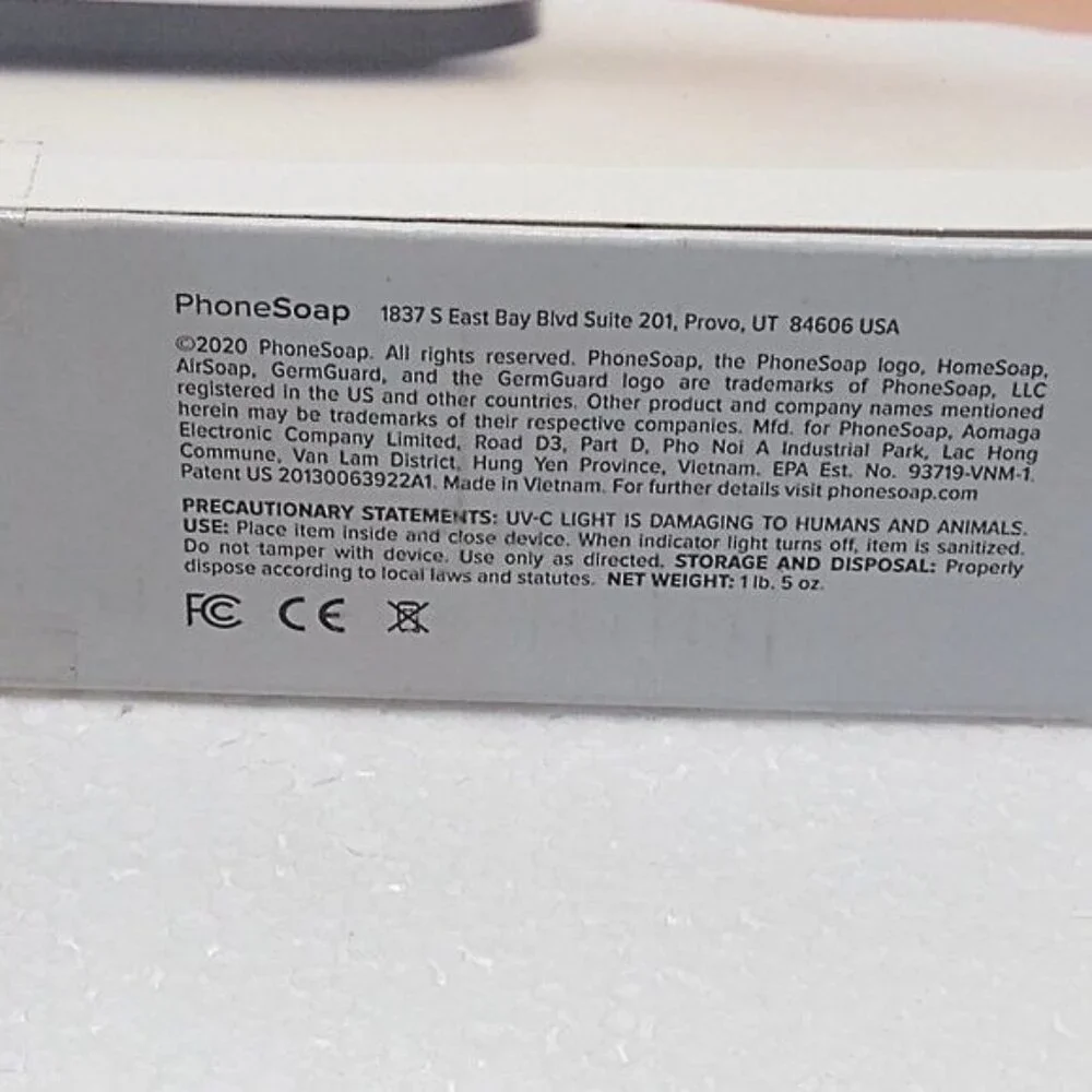 PhoneSoap 3 UV Cell Phone Sanitizer & Dual Universal Cell Phone Charger